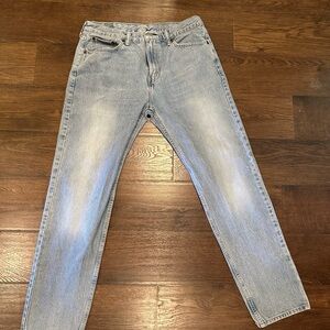 Levi's Men's Light Blue 502 Straight Jeans 33 x 32